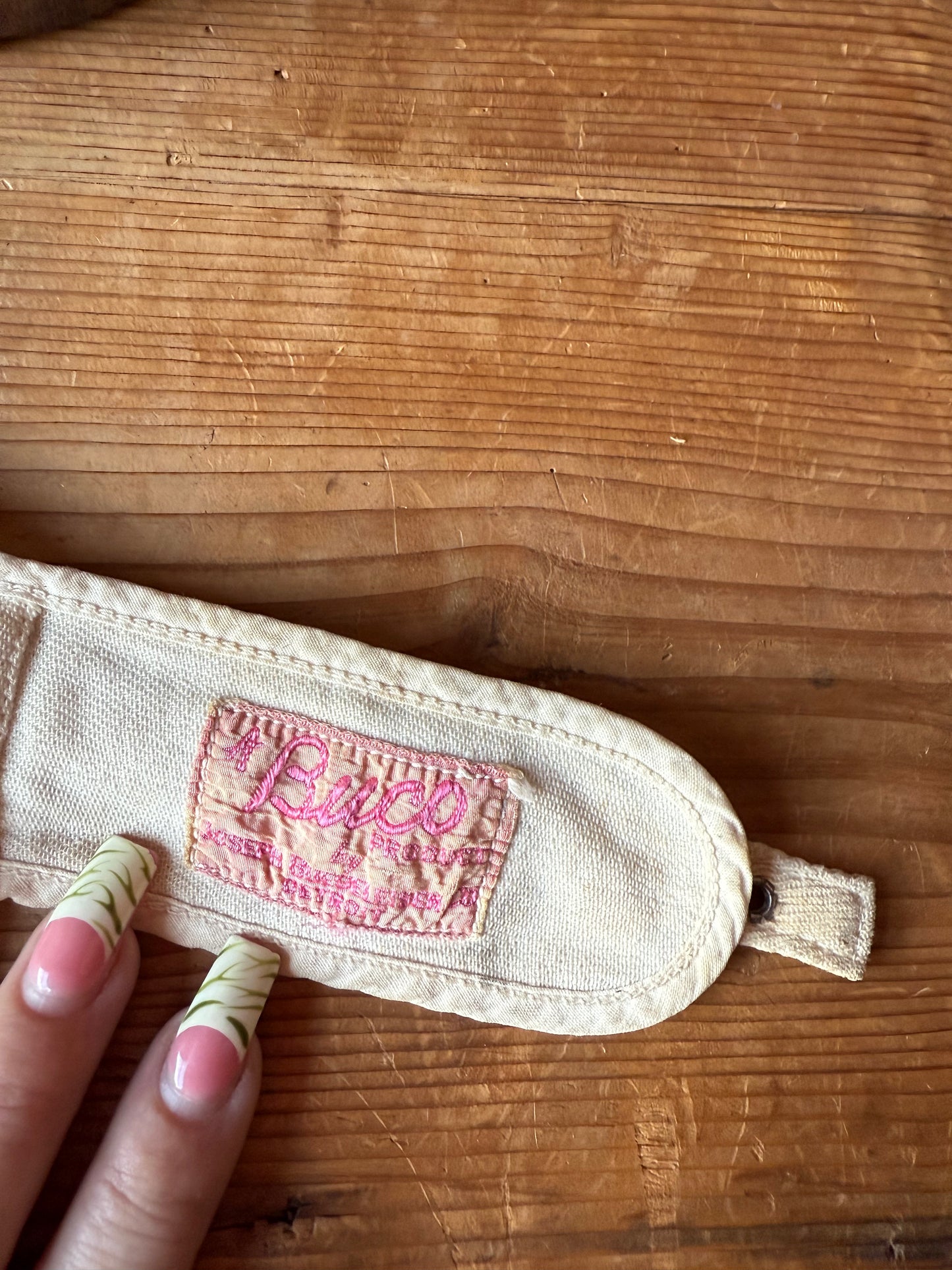 Vintage Harley Davidson Cloth Skull Cap