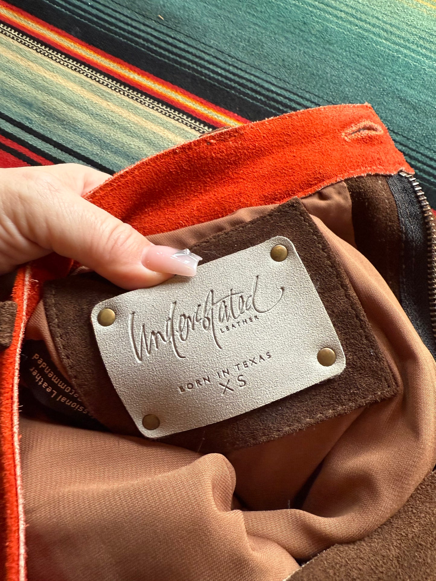 Understated Leather Heart Shorts