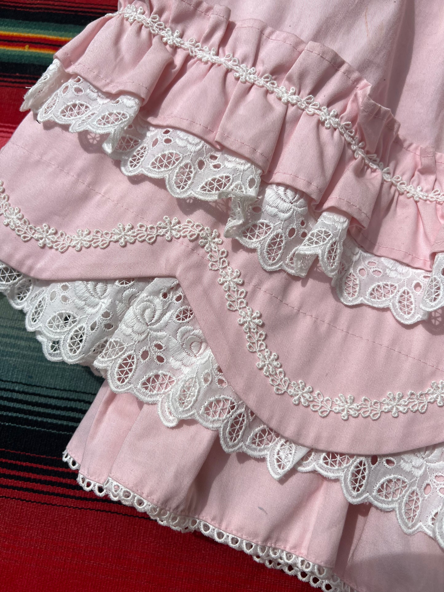 Pink Ruffle Skirt