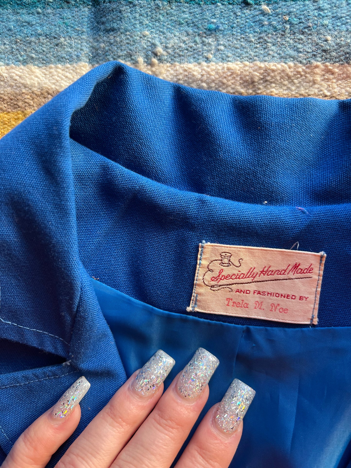 VTG Bright Blue Skirt Set (NL)
