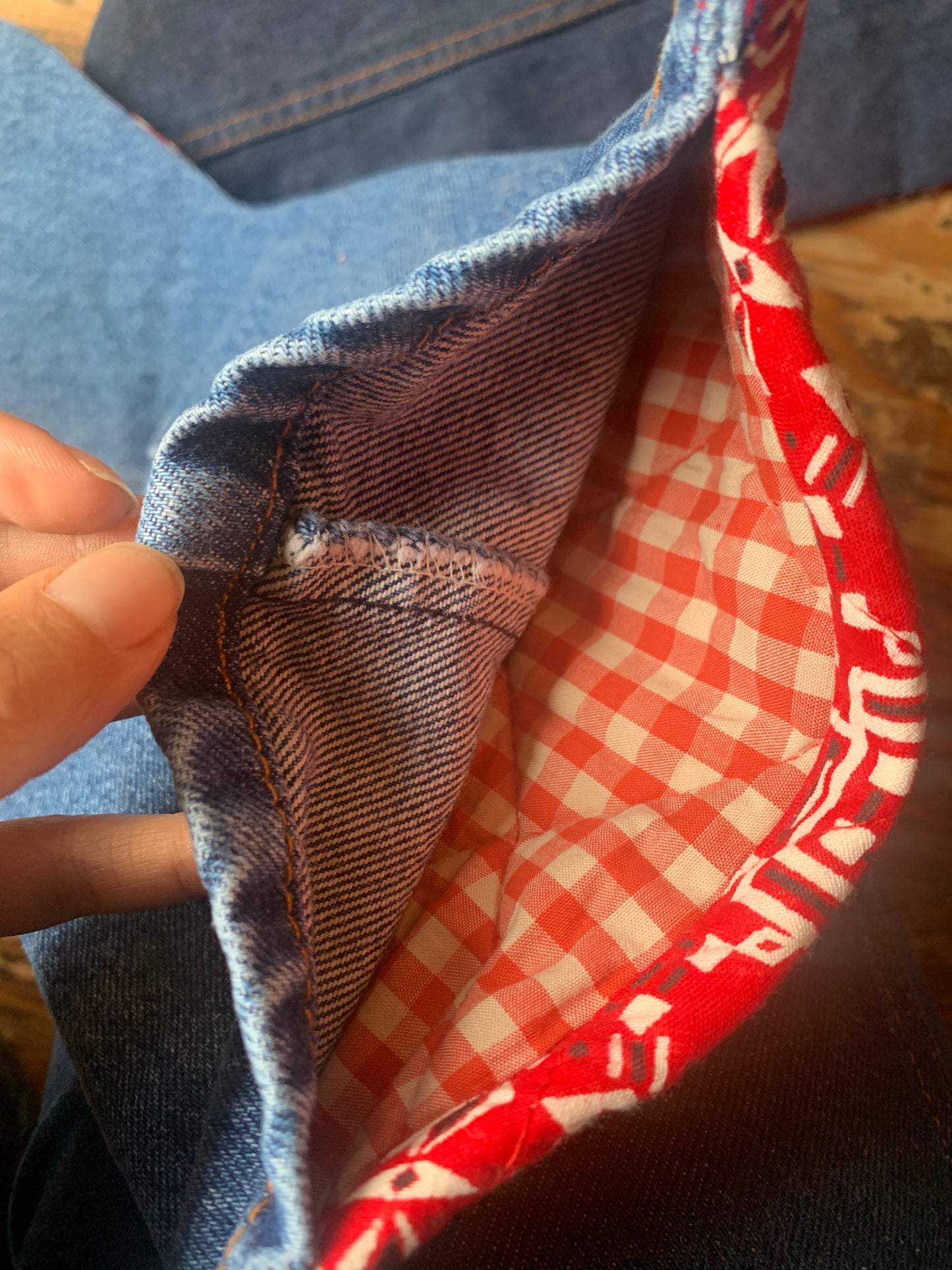 Vtg. Handmade Stockings
