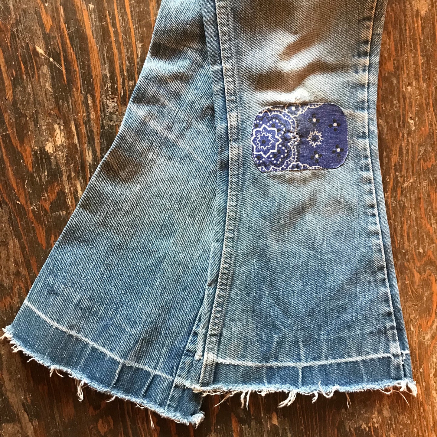 Kid's Patchwork Jeans