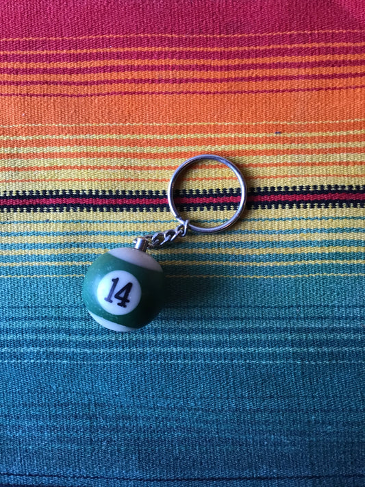 Vintage 14 Ball Keychain