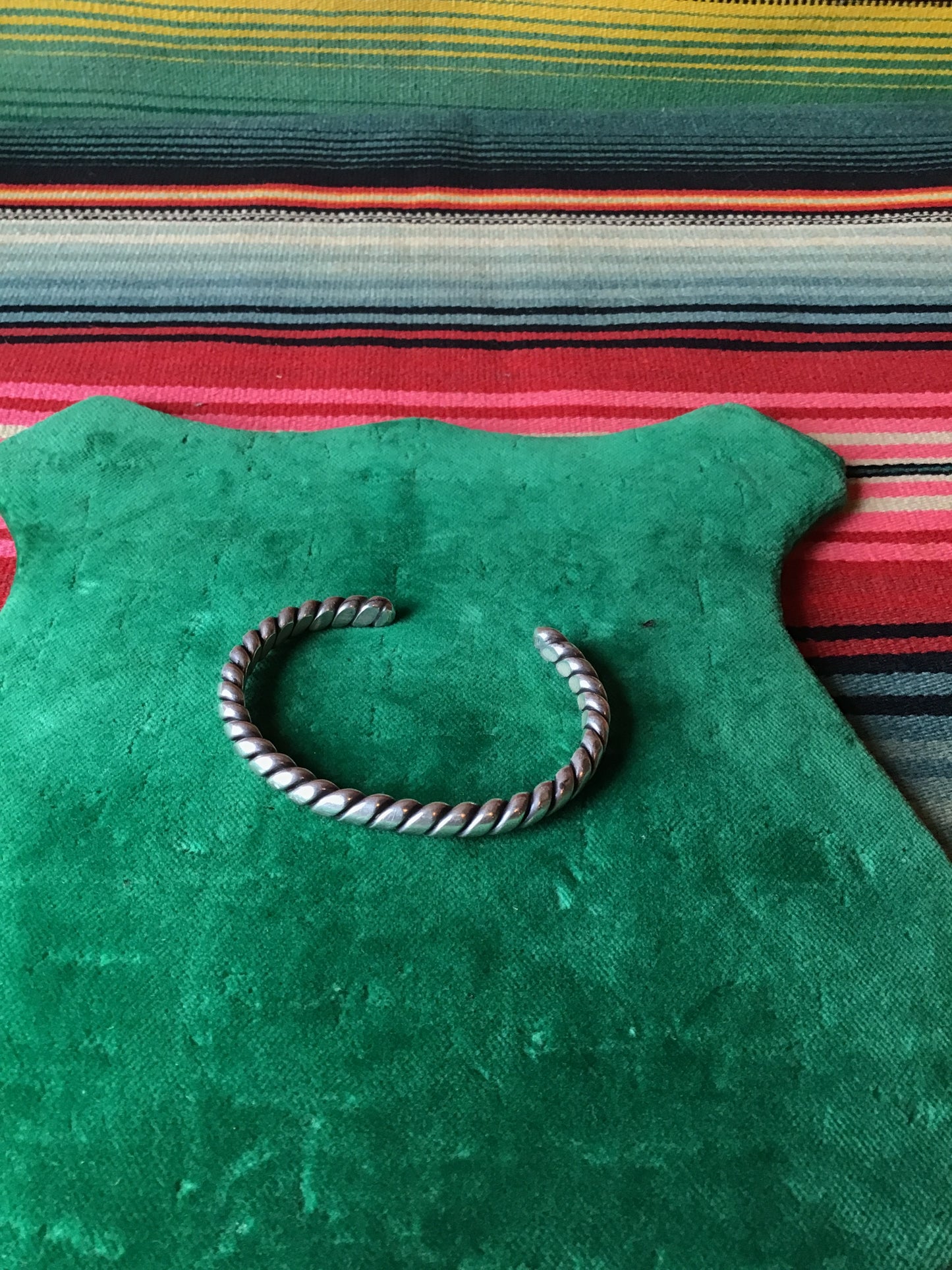 Vintage Twisted Sterling Cuff Stacker (MA)