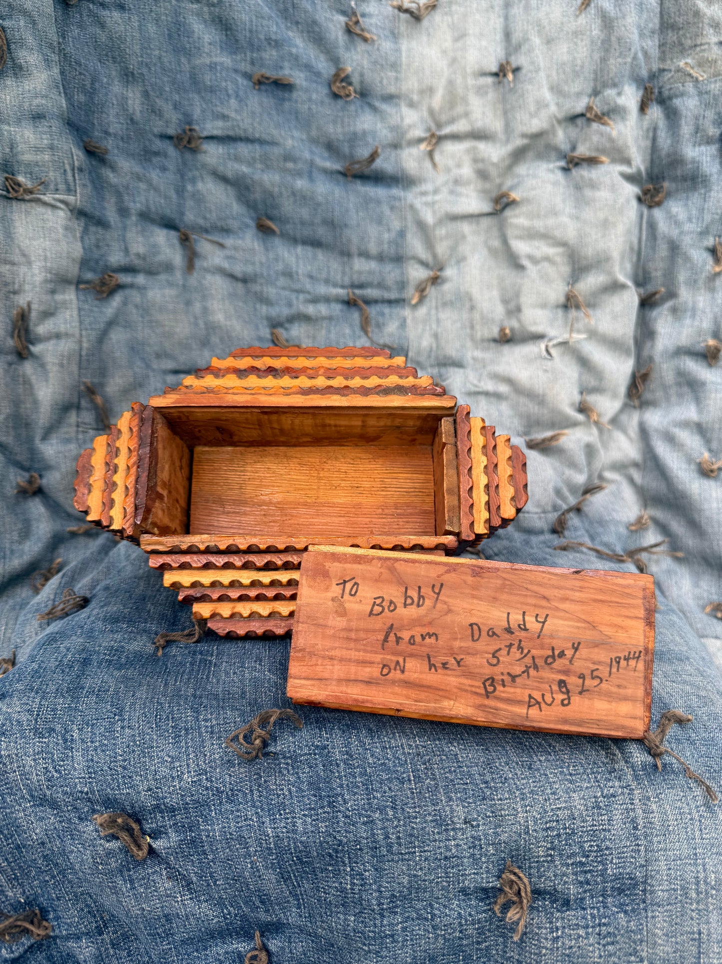 1940s Tramp Art Box (PS)
