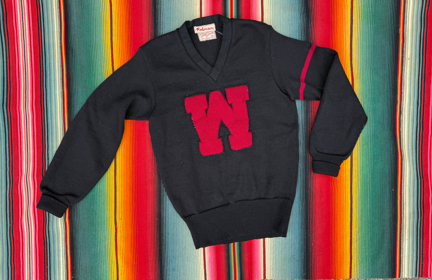 Vintage 1950s Rodman Collegiate Sweater