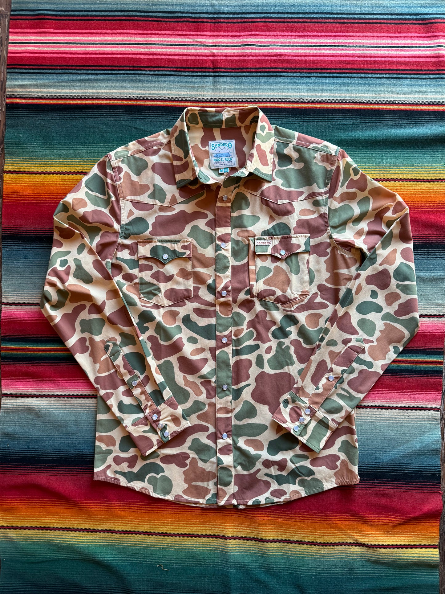 Tech Pearl Snap | Camo