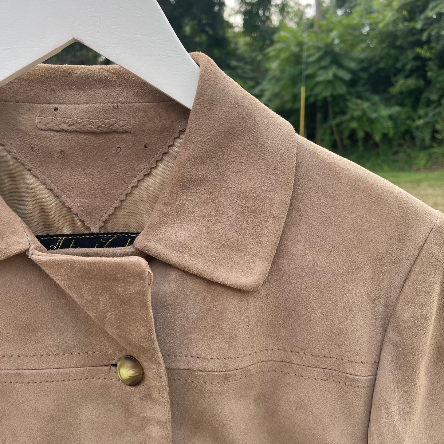 VTG Artesania Textil Tan Seude Coat