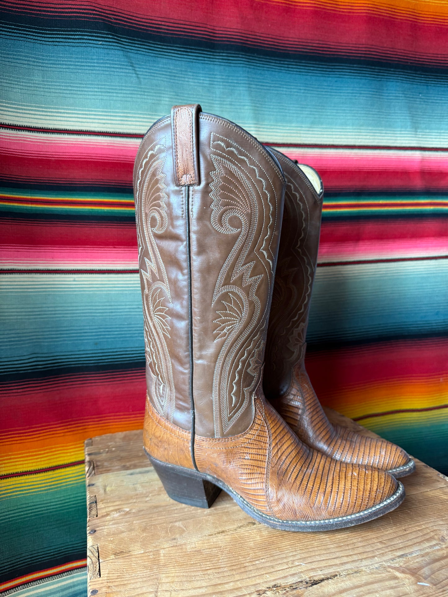 Dan Post Lizard Cowboy Boots