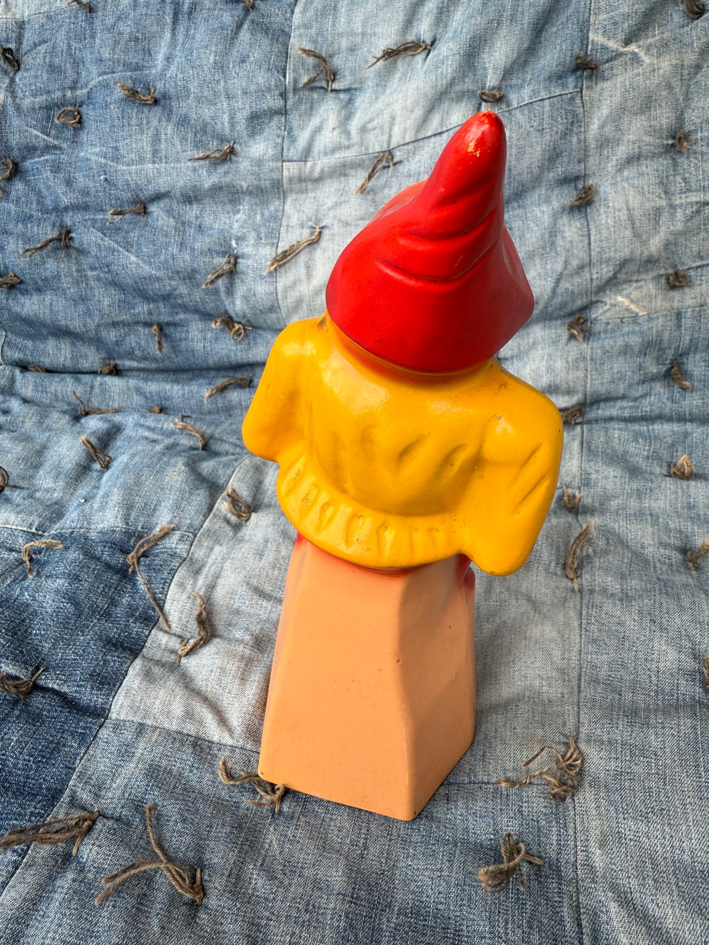 Large Vintage Bisque Gnome (C)