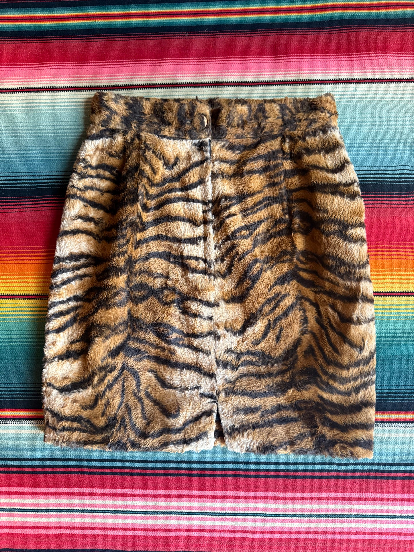 Vintage Fuzzy Tiger Miniskirt (NL)