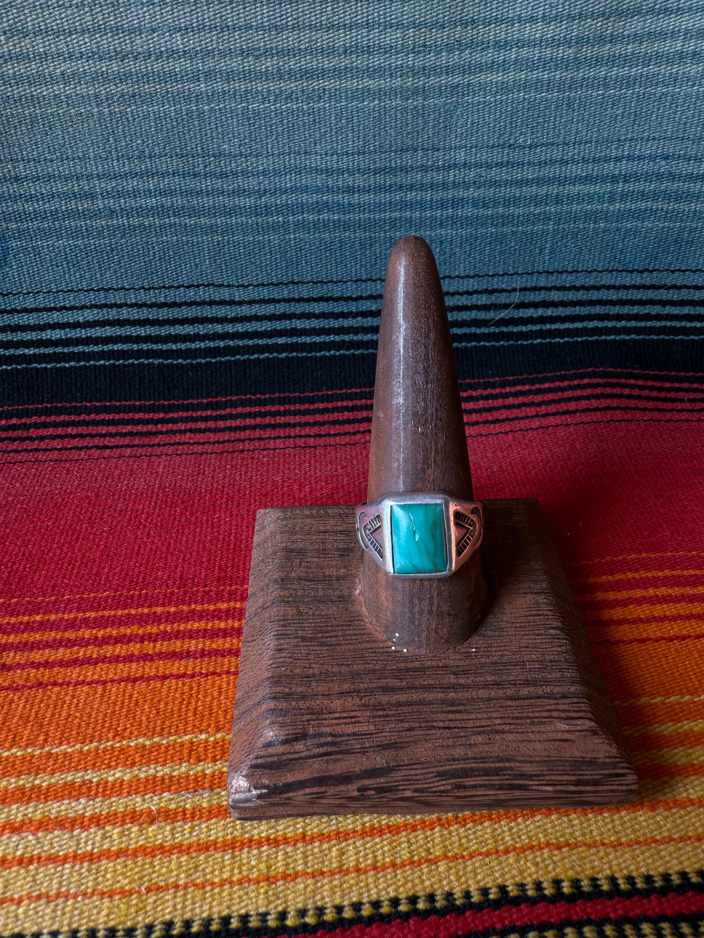Vintage sterling, Turquoise Ring (MA)