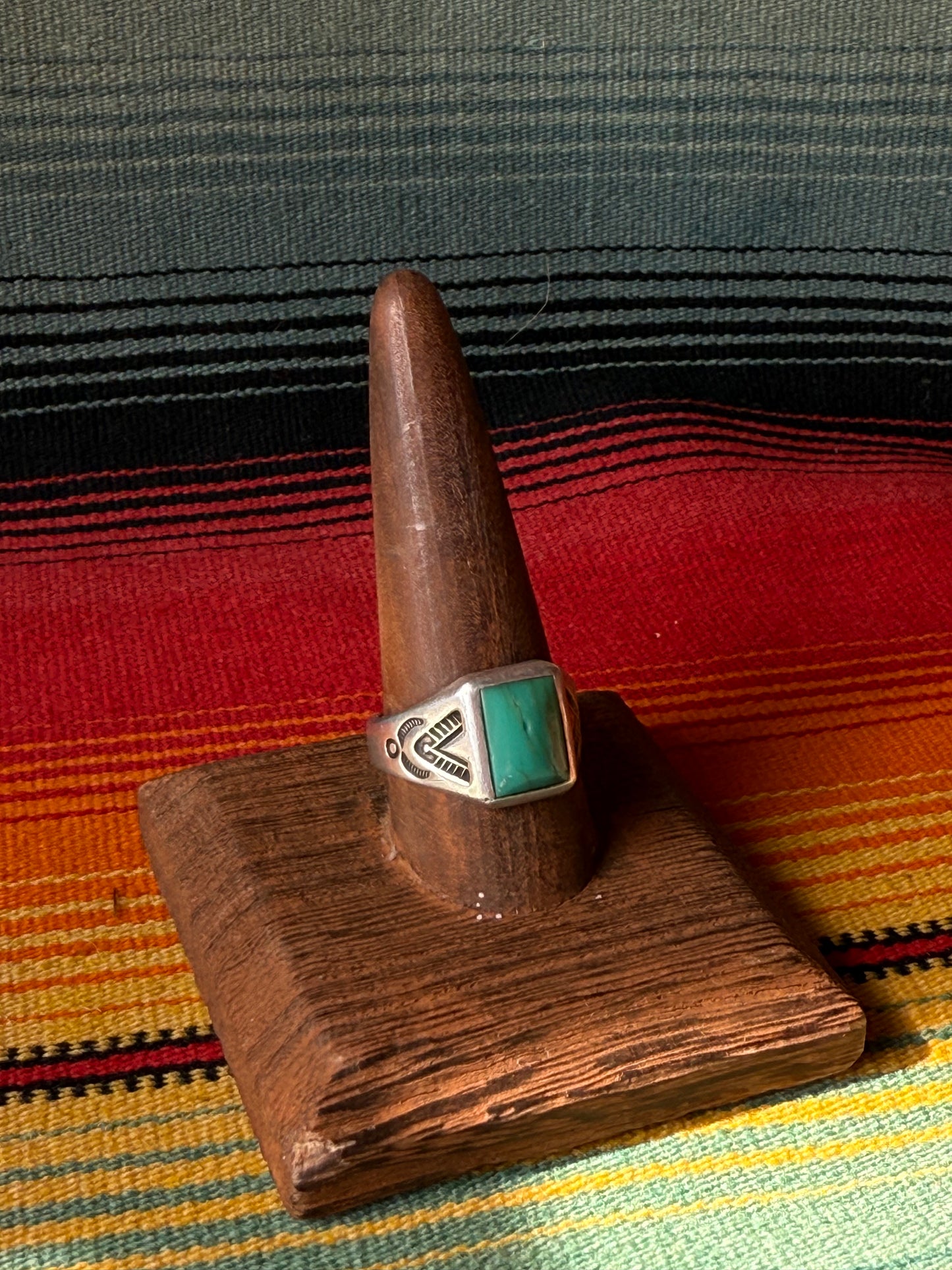 Vintage sterling, Turquoise Ring (MA)
