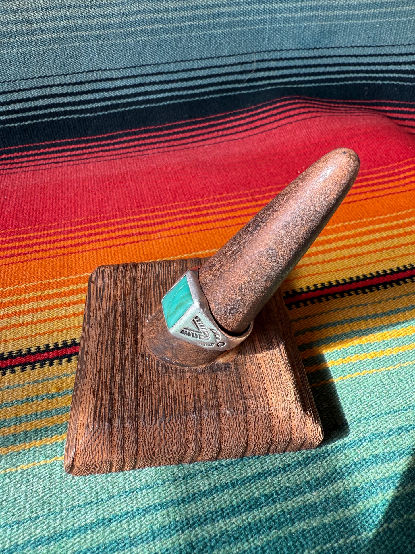 Vintage sterling, Turquoise Ring (MA)