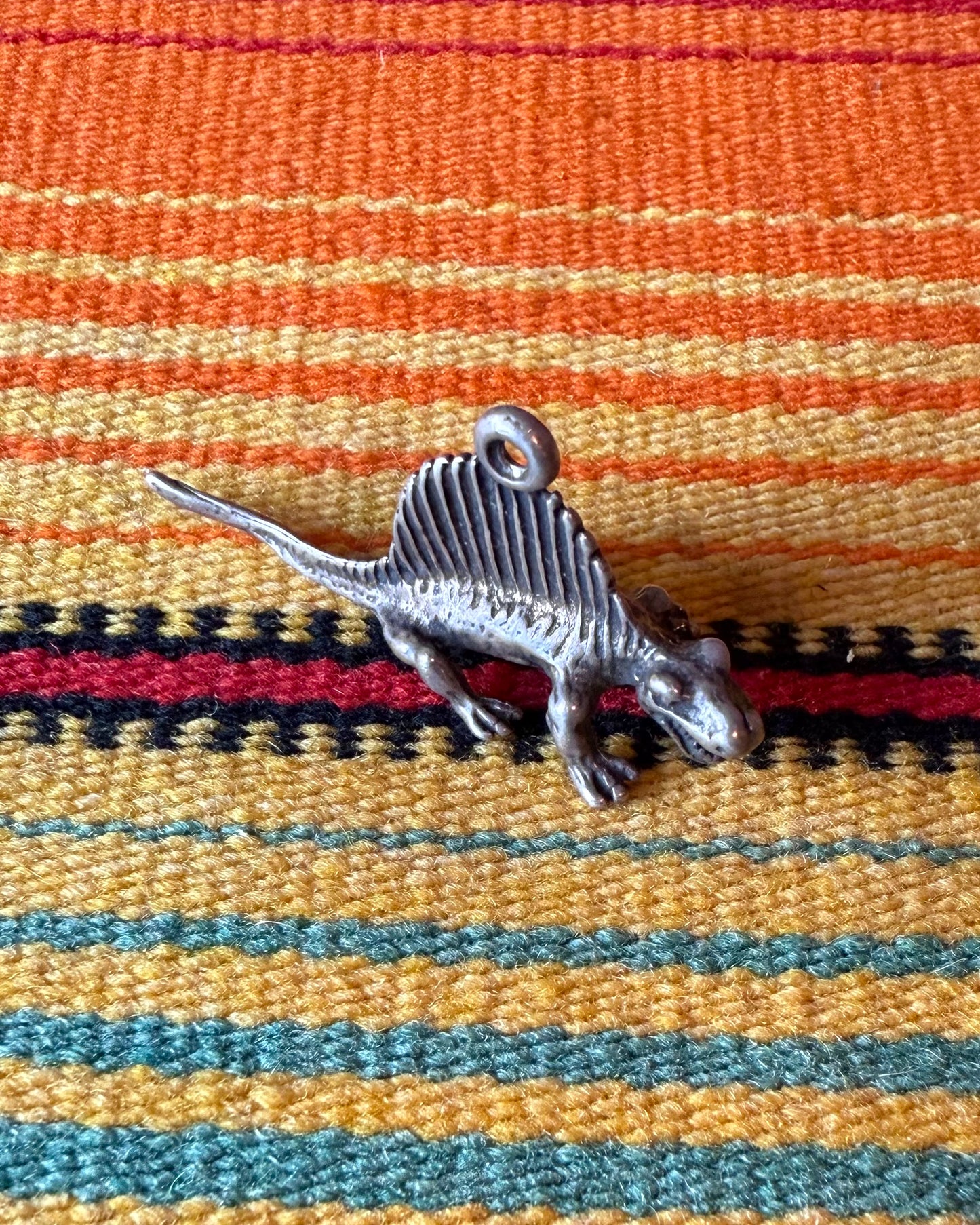 Vintage Sterling Dinosaur Charm (MA)
