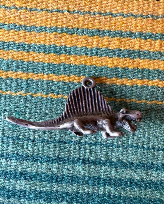 Vintage Sterling Dinosaur Charm (MA)