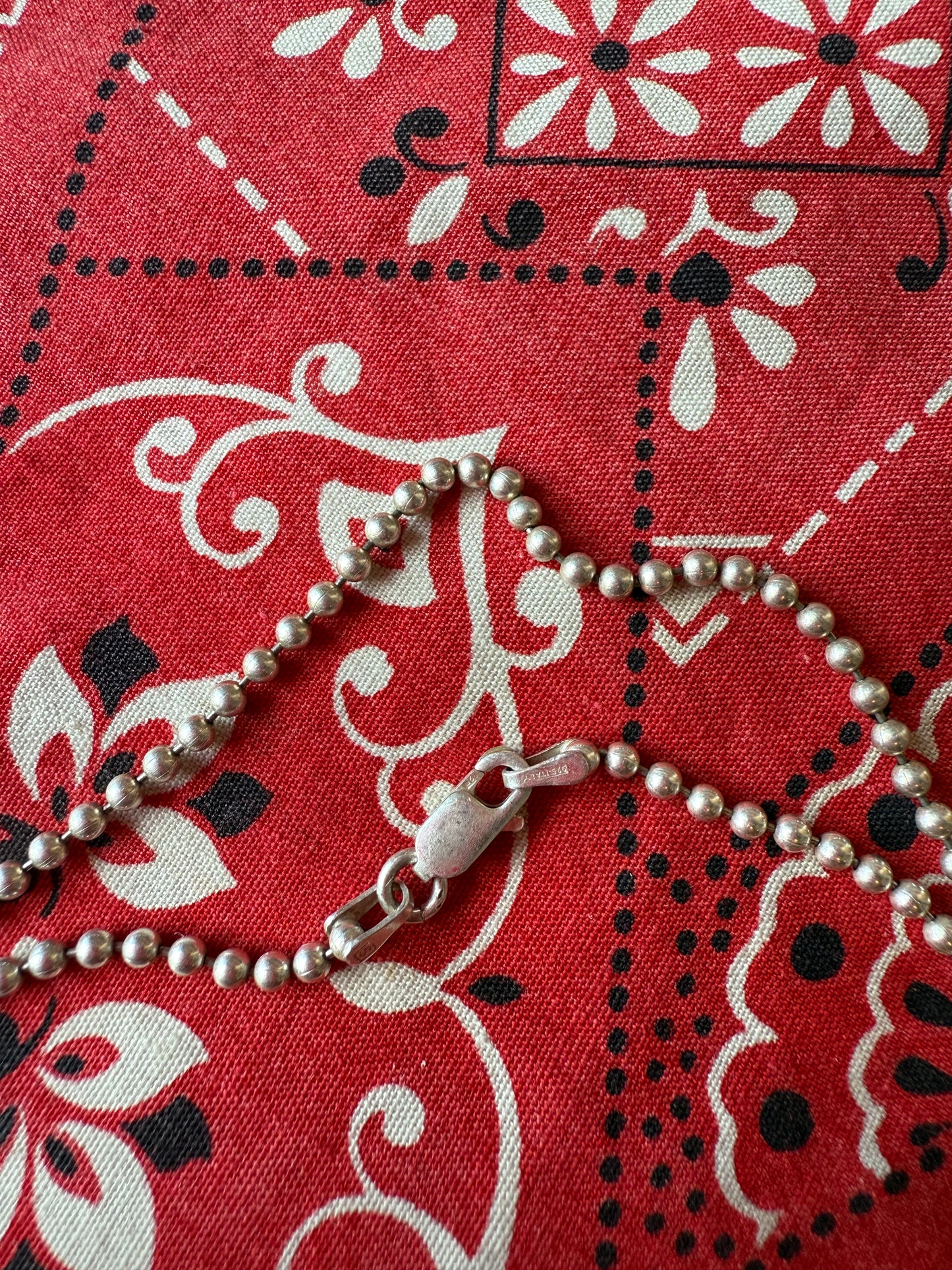 Vintage Ball Chain Necklace (MA)