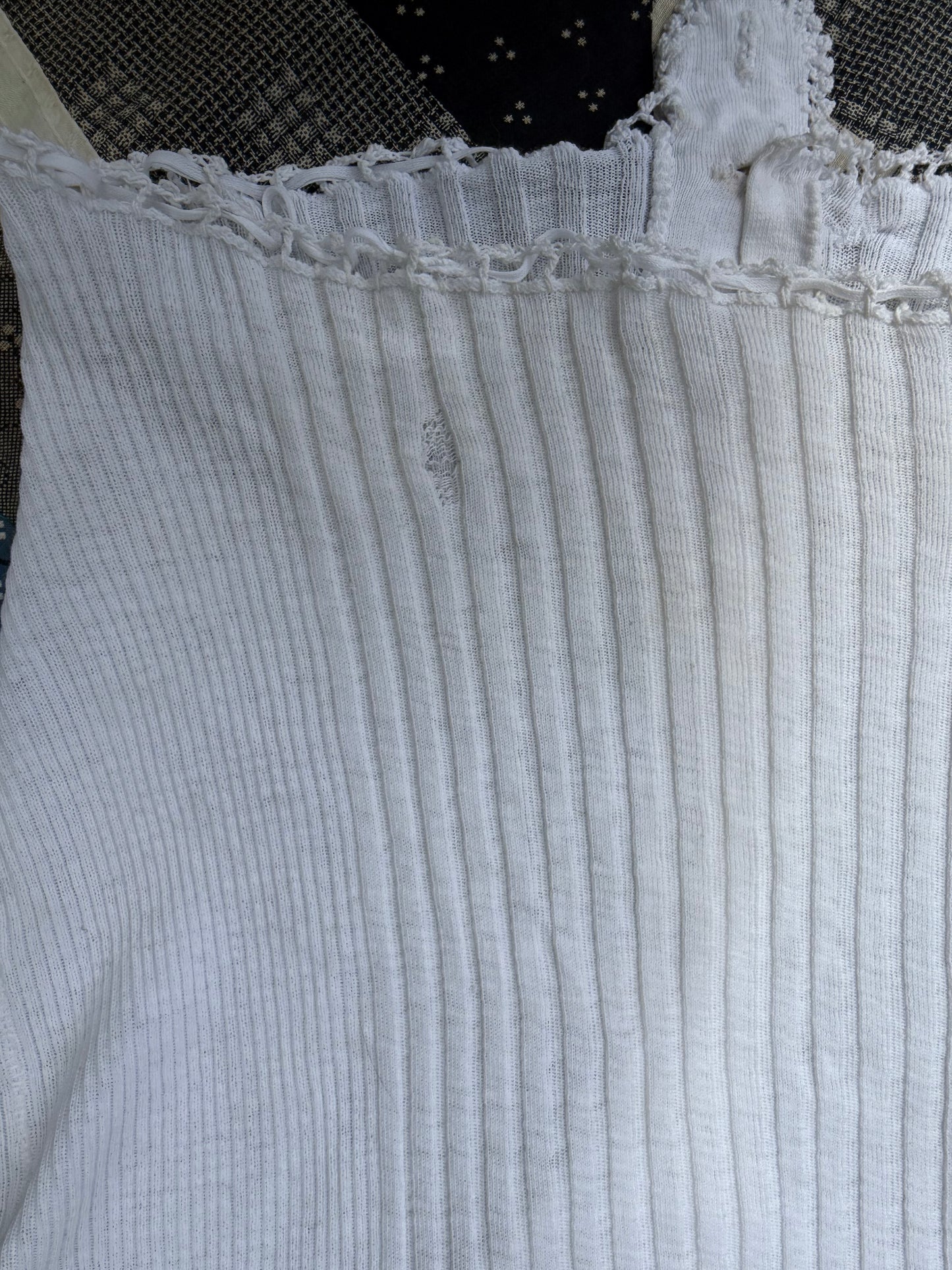 Antique Cotton Knit Camisole (JM)