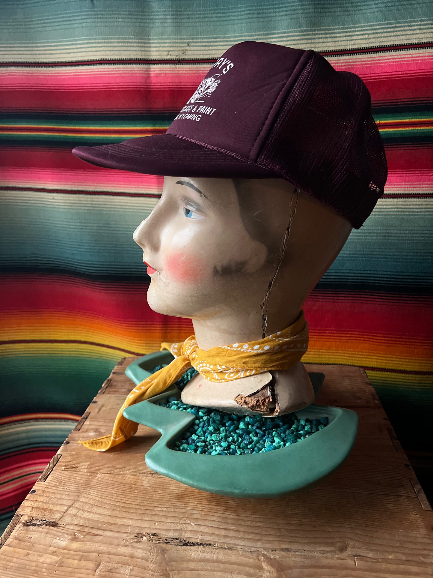 VTG Larry's Auto Body Glass & Paint Hat