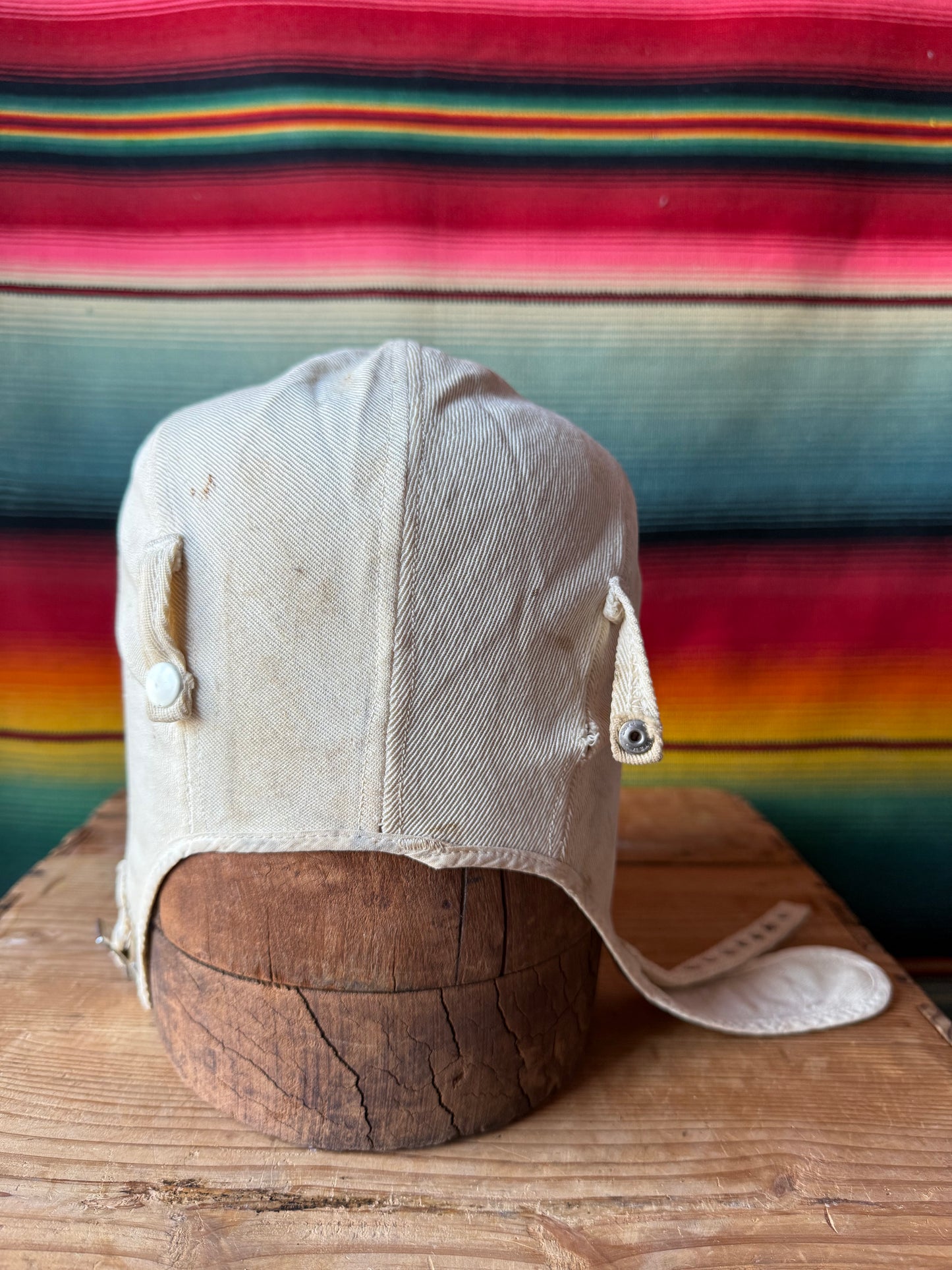 Vintage Harley Davidson Cloth Skull Cap