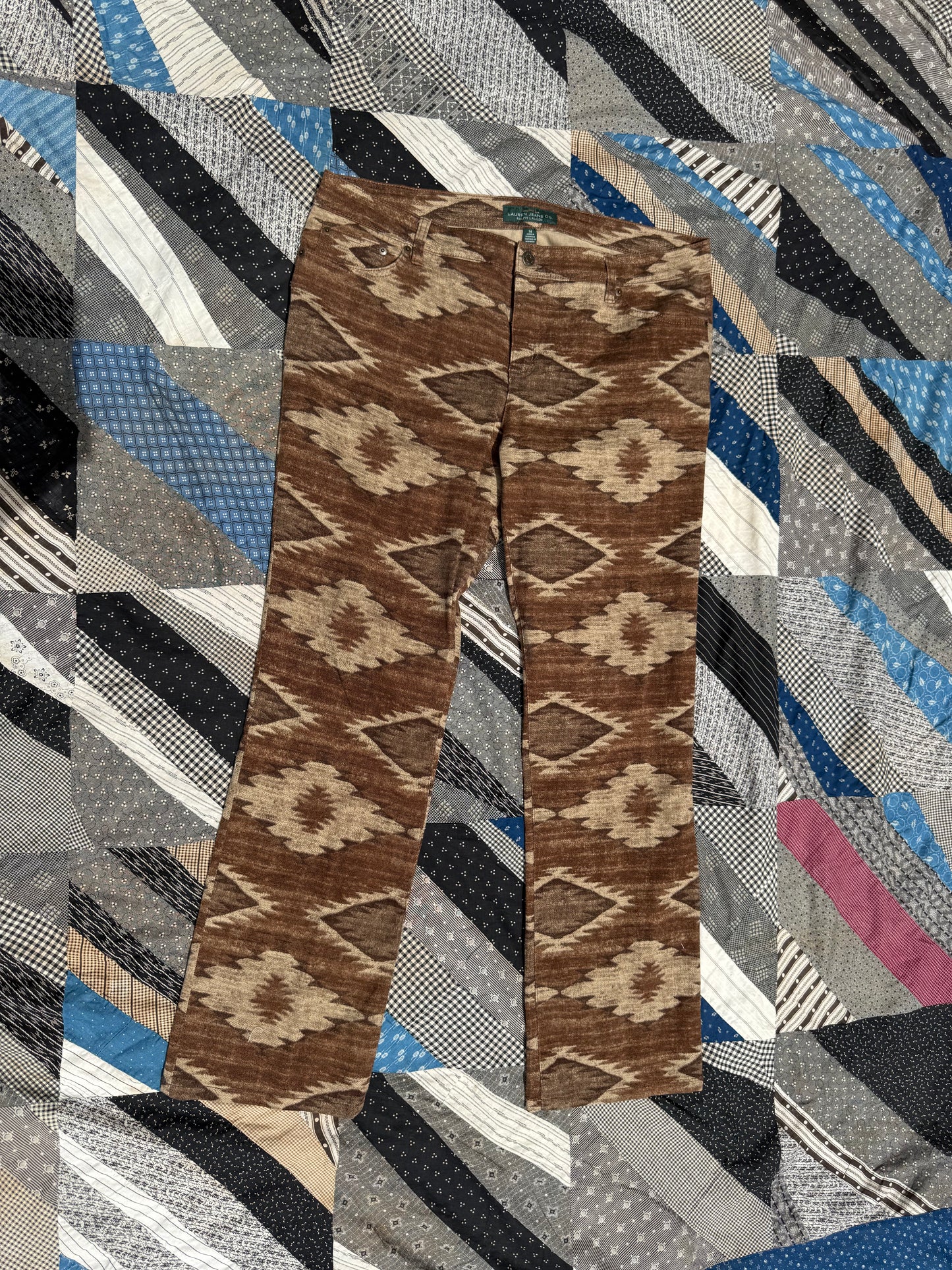Vintage Ralph Lauren Southwest Print Suit