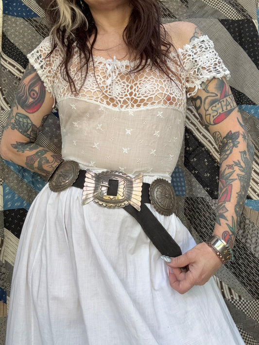 Antique Crochet Corset Cover (JM)