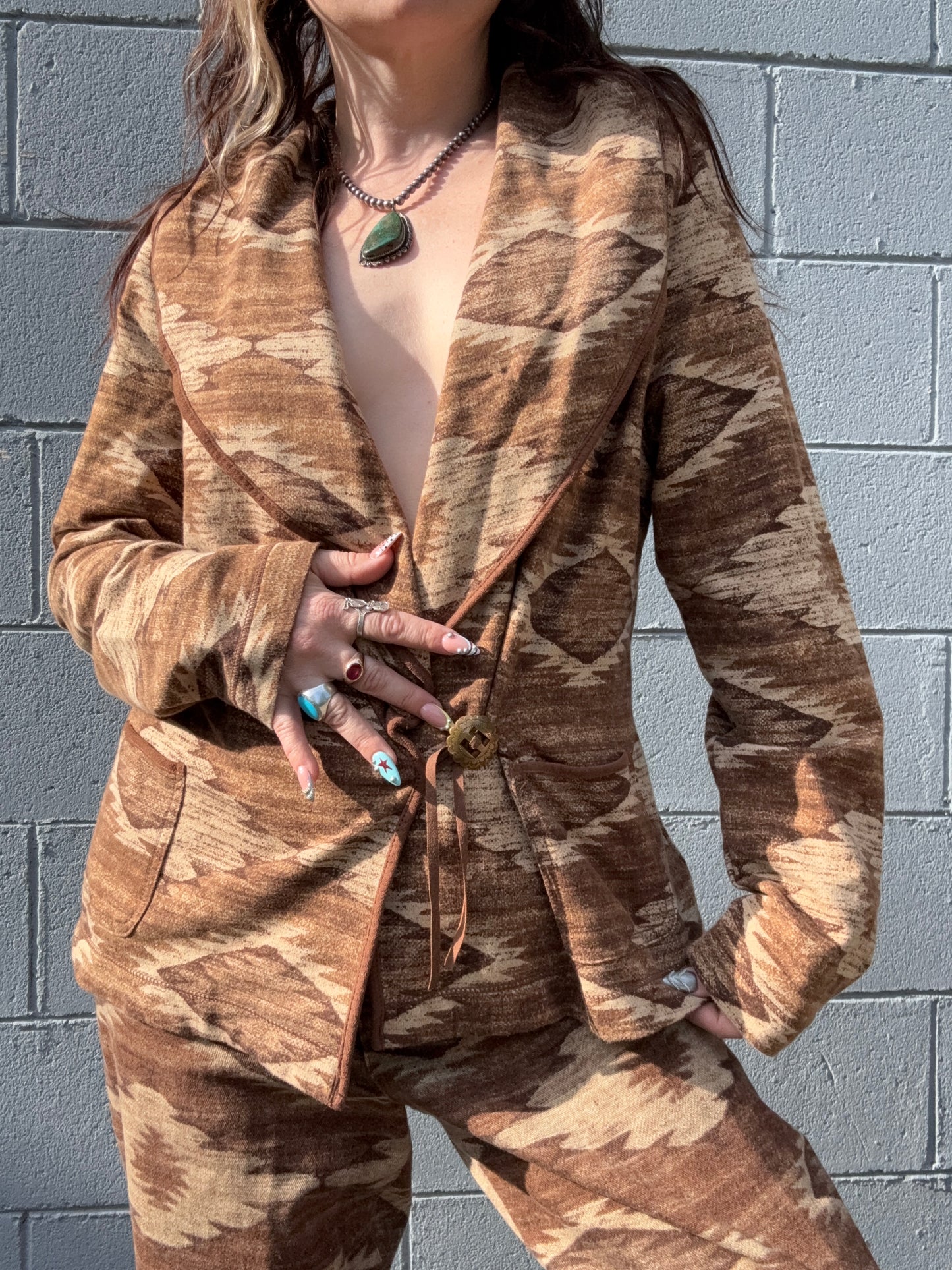 Vintage Ralph Lauren Southwest Print Suit