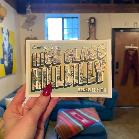 High Class Hillbilly Postcards