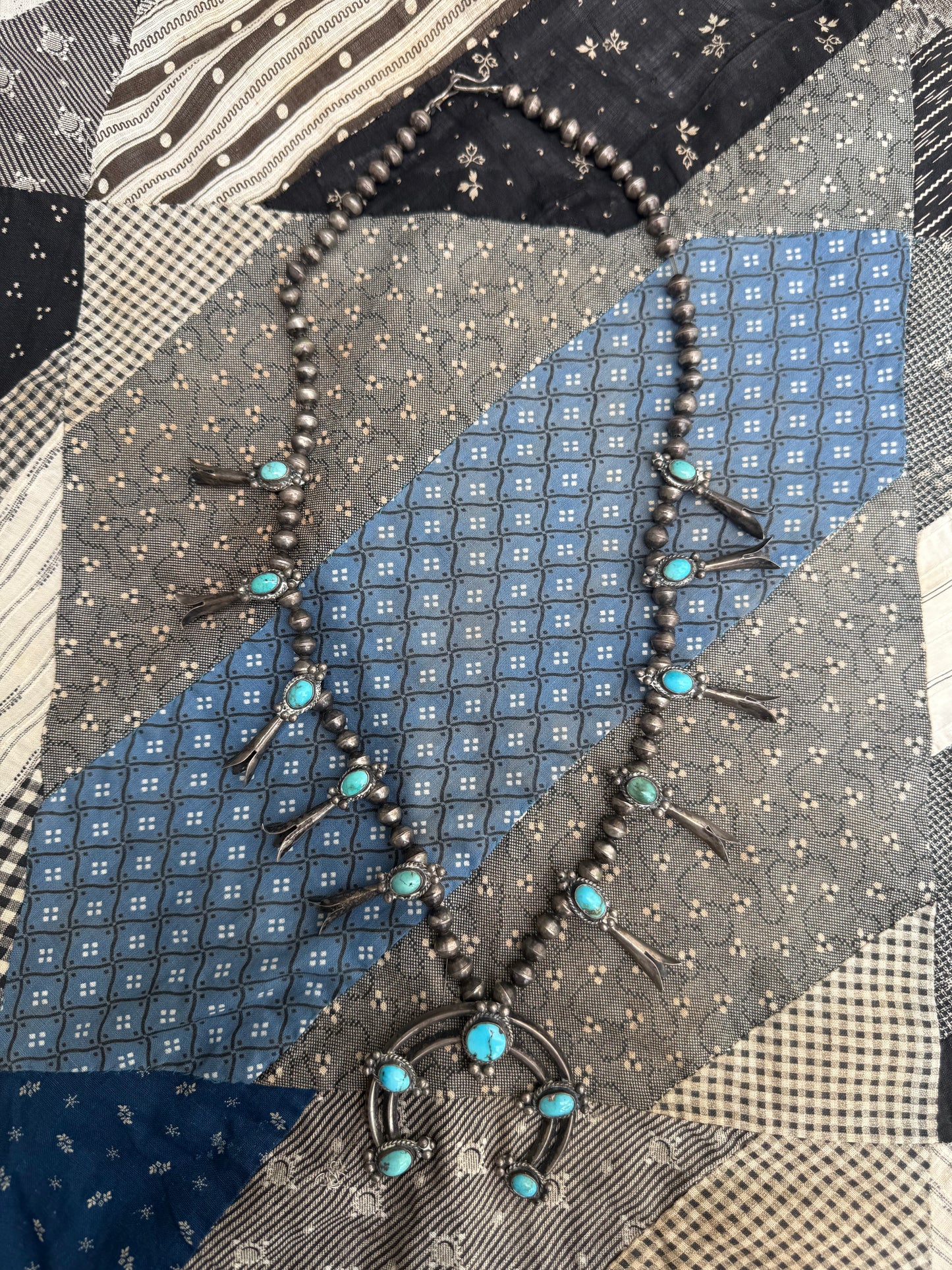 Vintage Squash Blossom Necklace (NL)