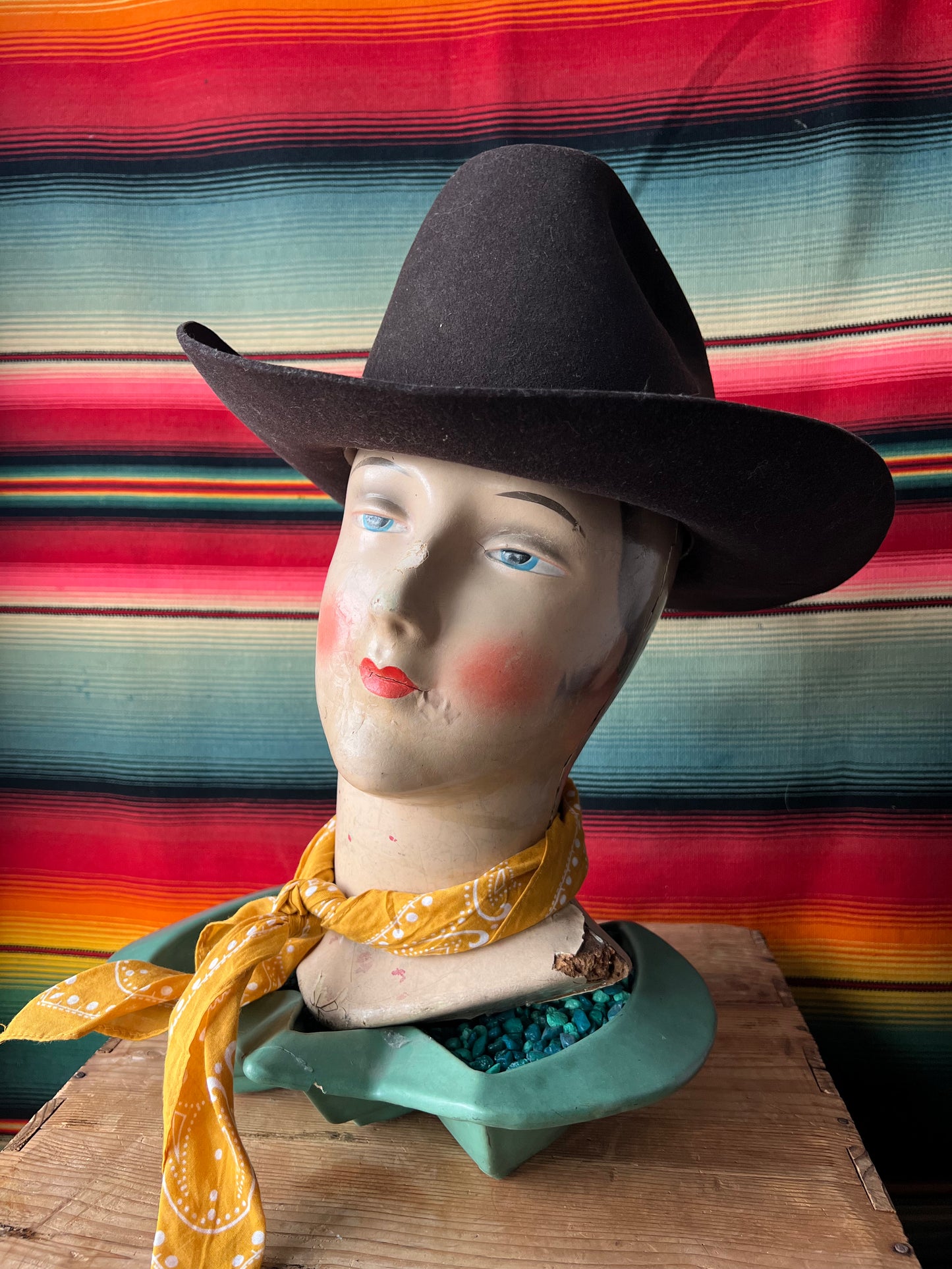 Brown Dynafelt Hat