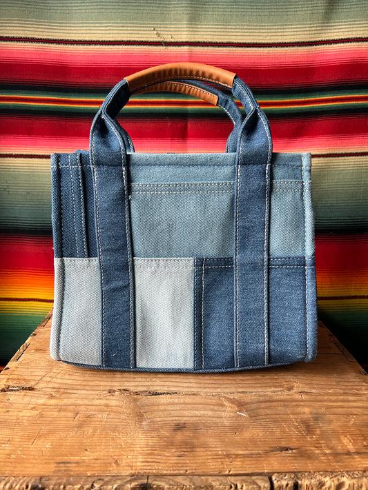 Denim Patchwork Purse