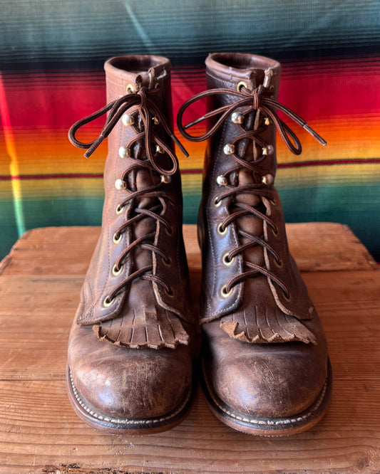 Brown Vintage Ropers Size 6