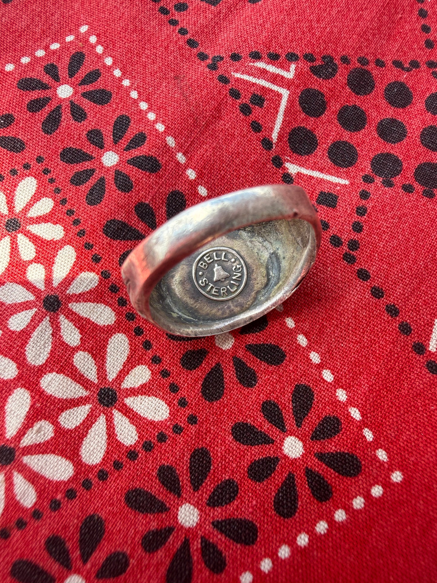 Bell Trading Post sterling thunderbird signet ring (MA)