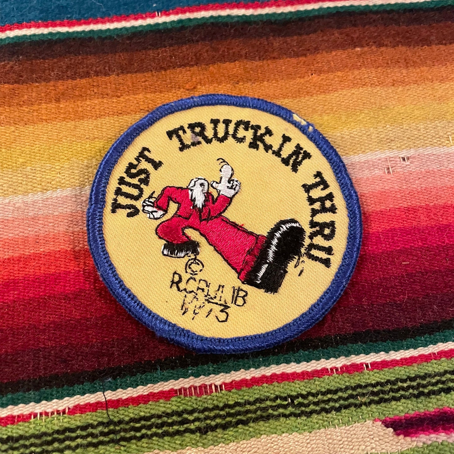 VTG Just Truckin Thru Patch