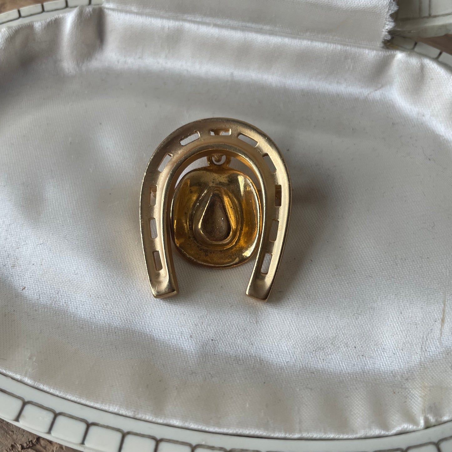 Horseshoe and Hat Pin