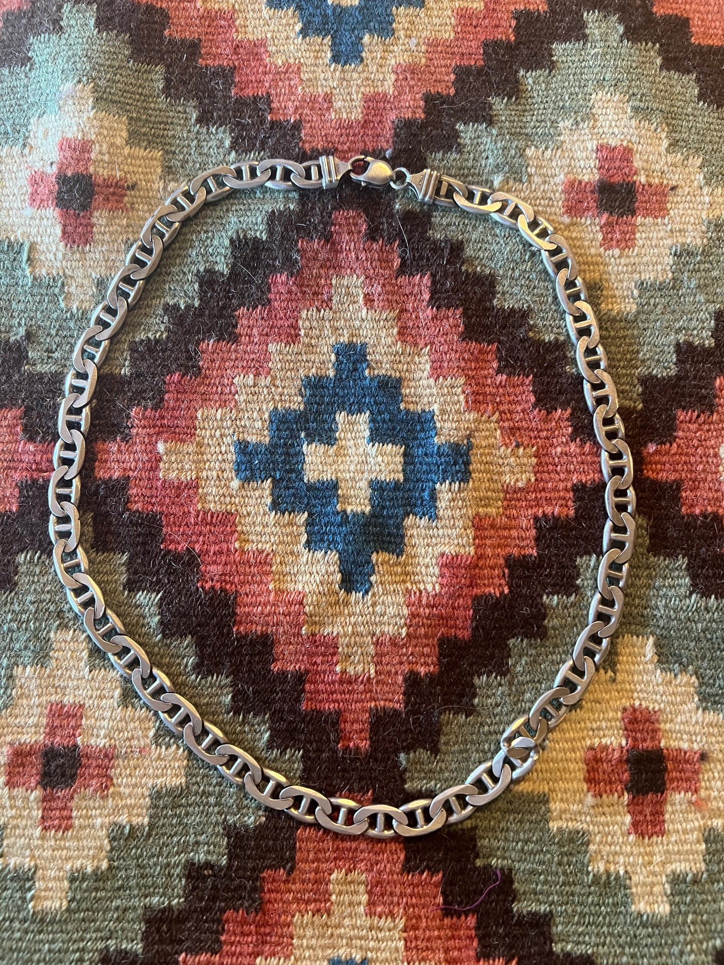 Italian Anchor Link Necklace (MA)