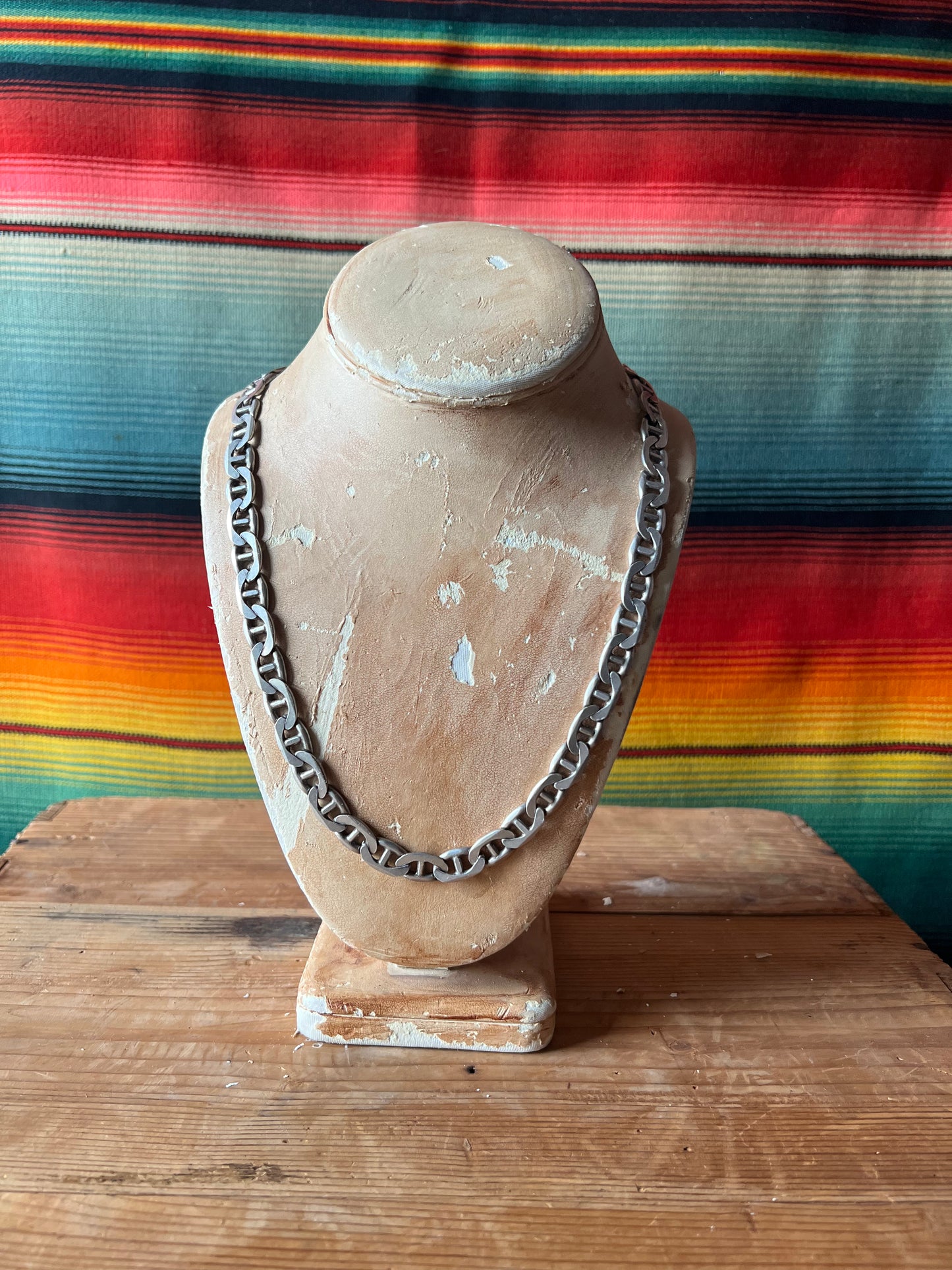 Italian Anchor Link Necklace (MA)