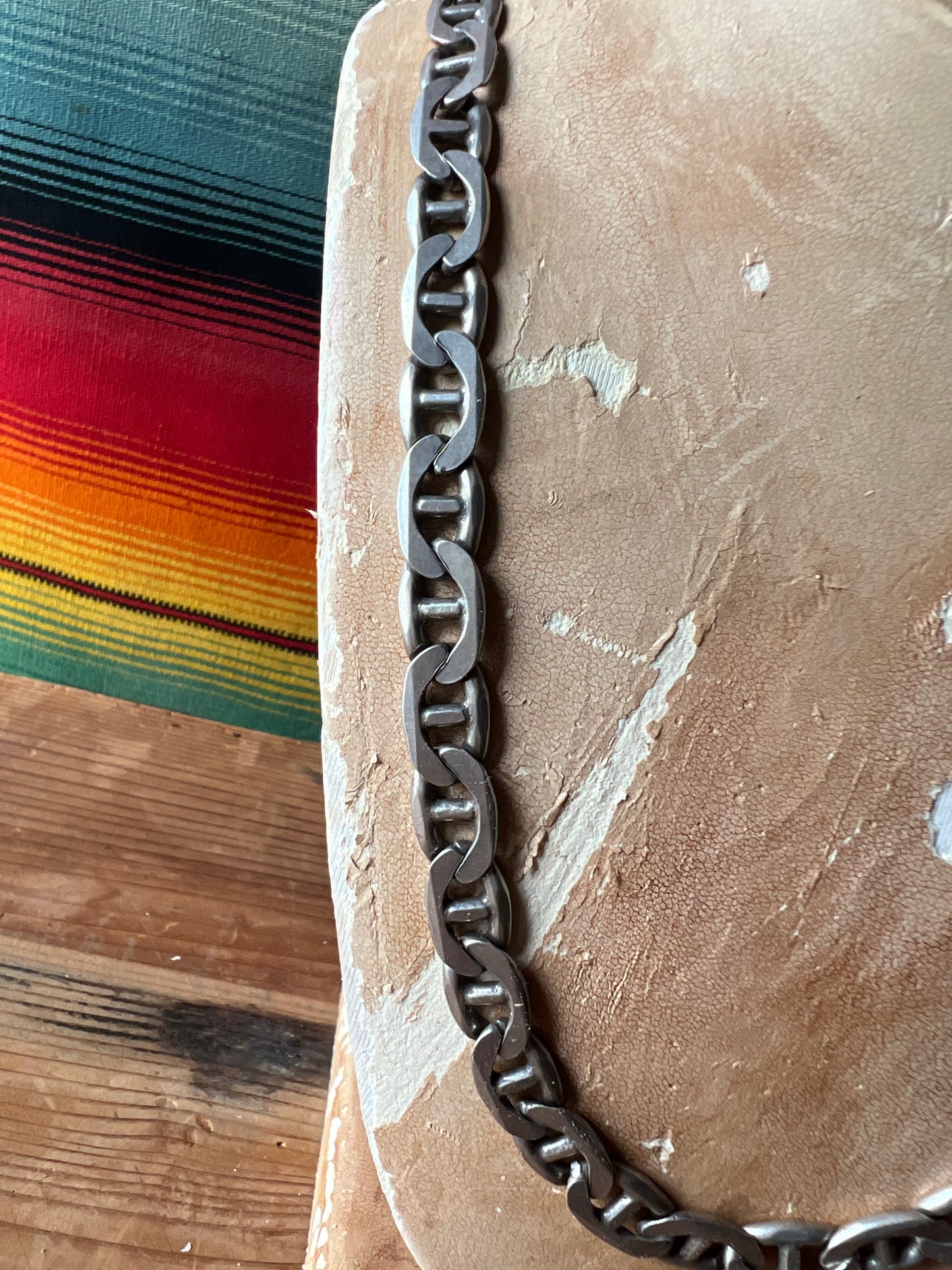 Italian Anchor Link Necklace (MA)