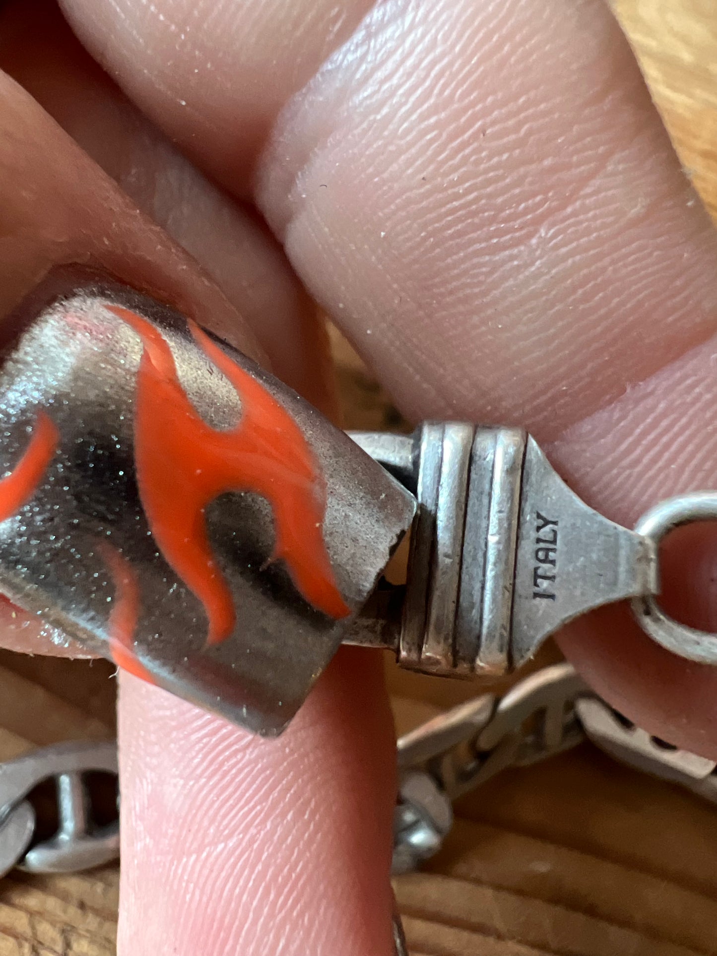 Italian Anchor Link Necklace (MA)