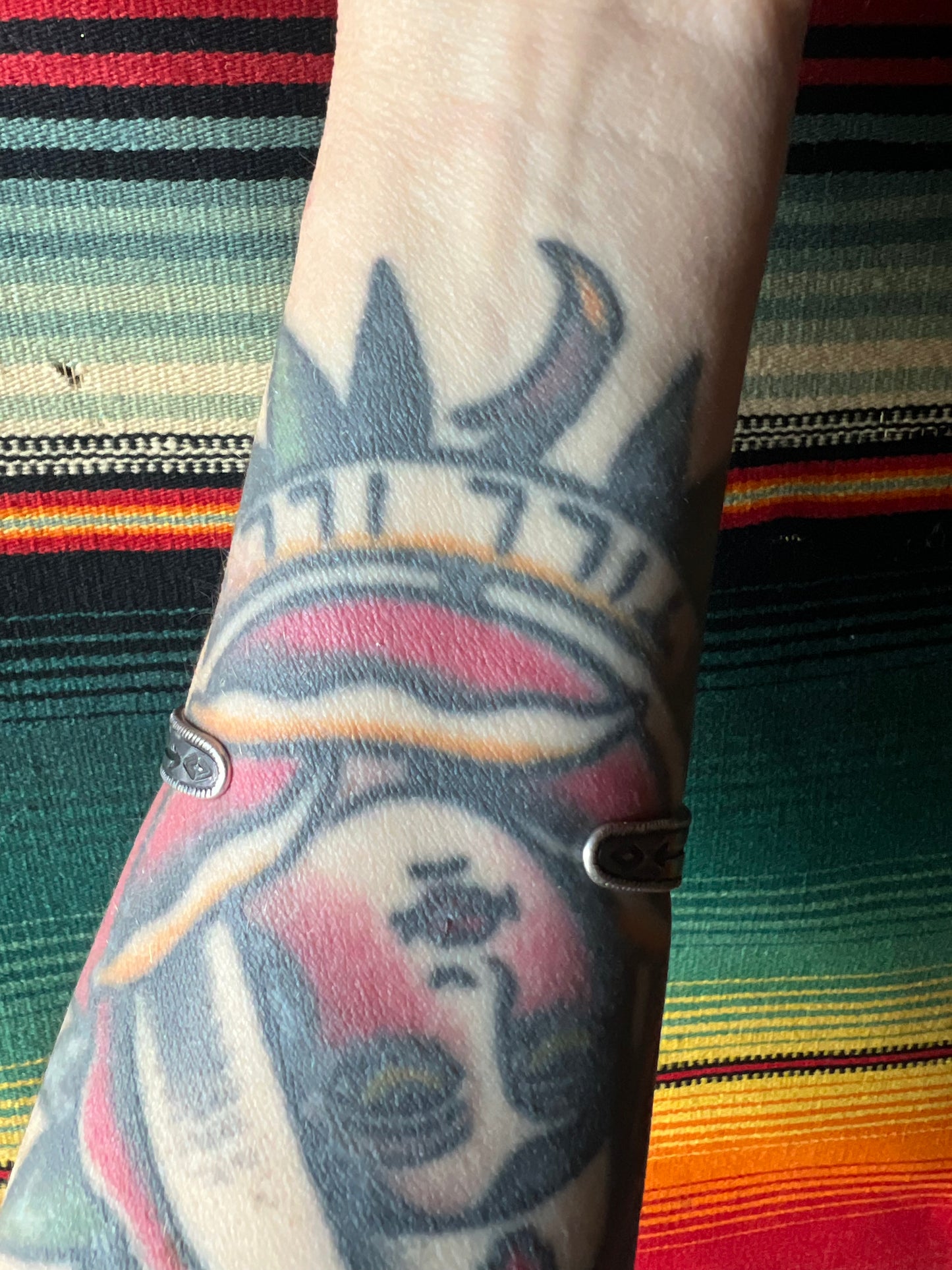 Beaded Snakeyes & Arrows Cuff (MA)