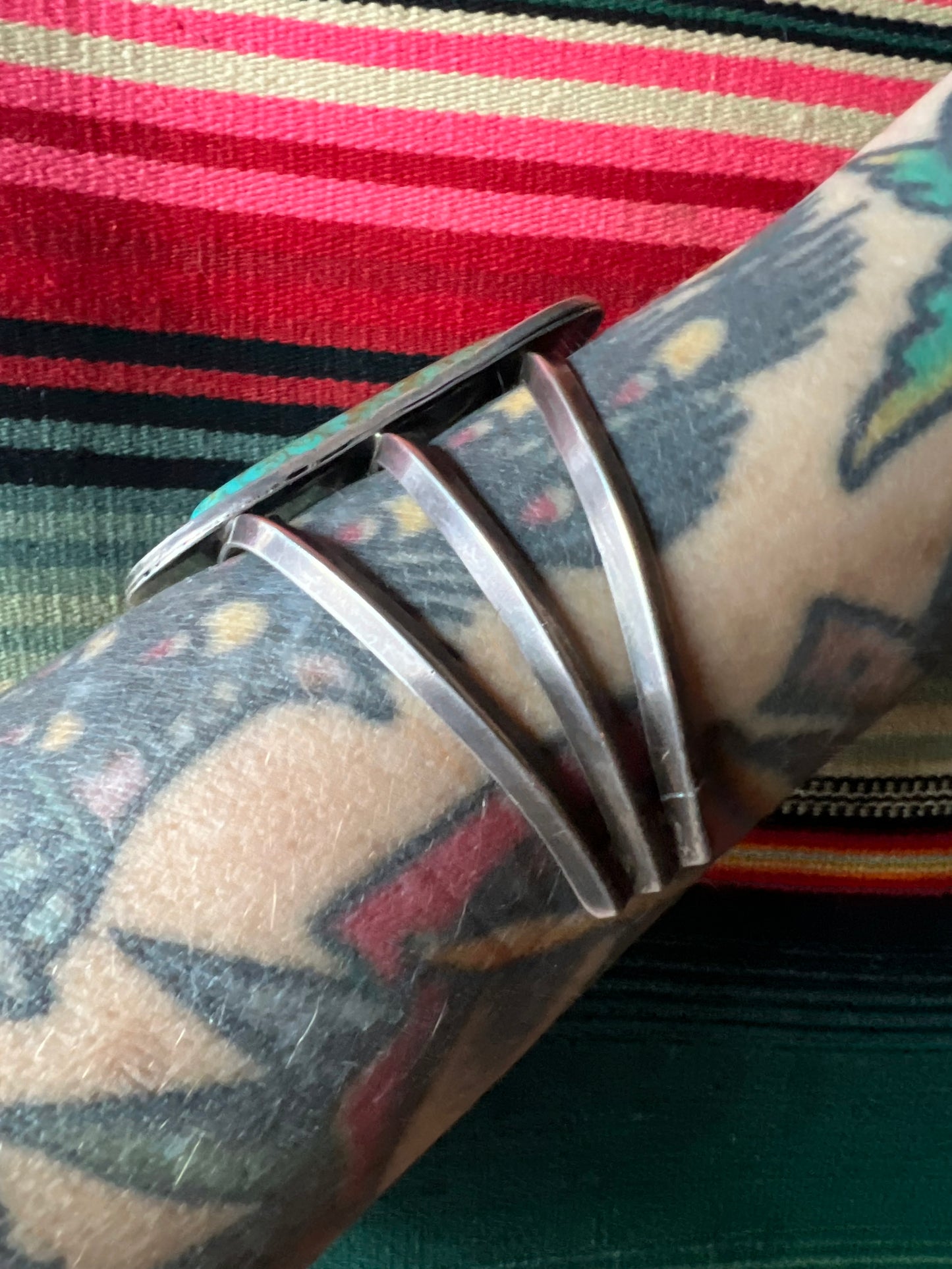 Irregular Oval Shaped Stone Cuff (MA)