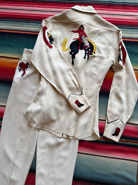 1940s/50s Embroidered Western Set