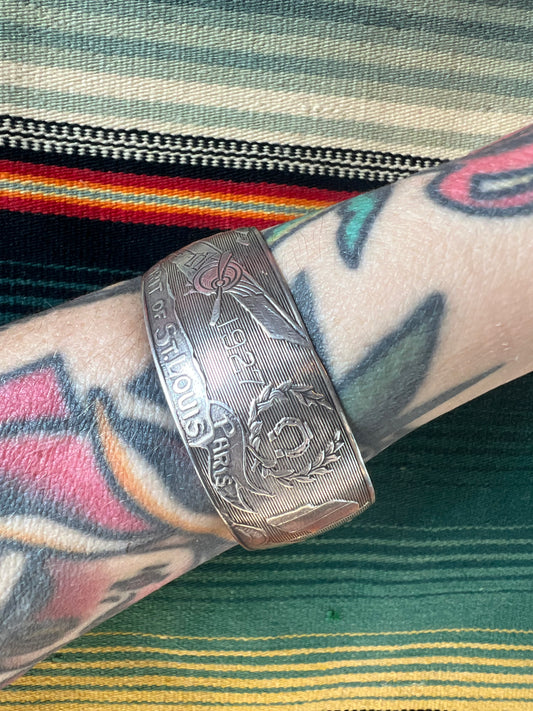 Spirit of St. Louis Sterling Cuff (MA)