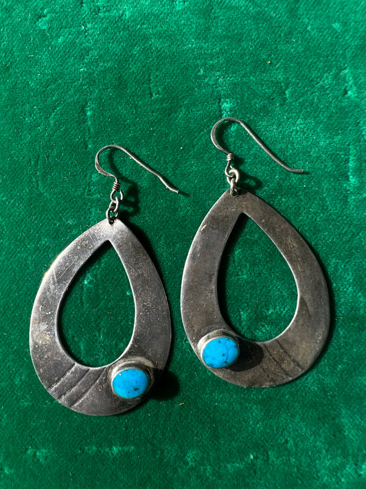 Teardrop Hoop Earrings
