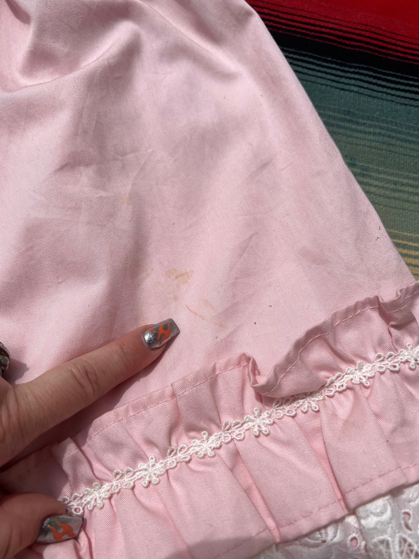 Pink Ruffle Skirt