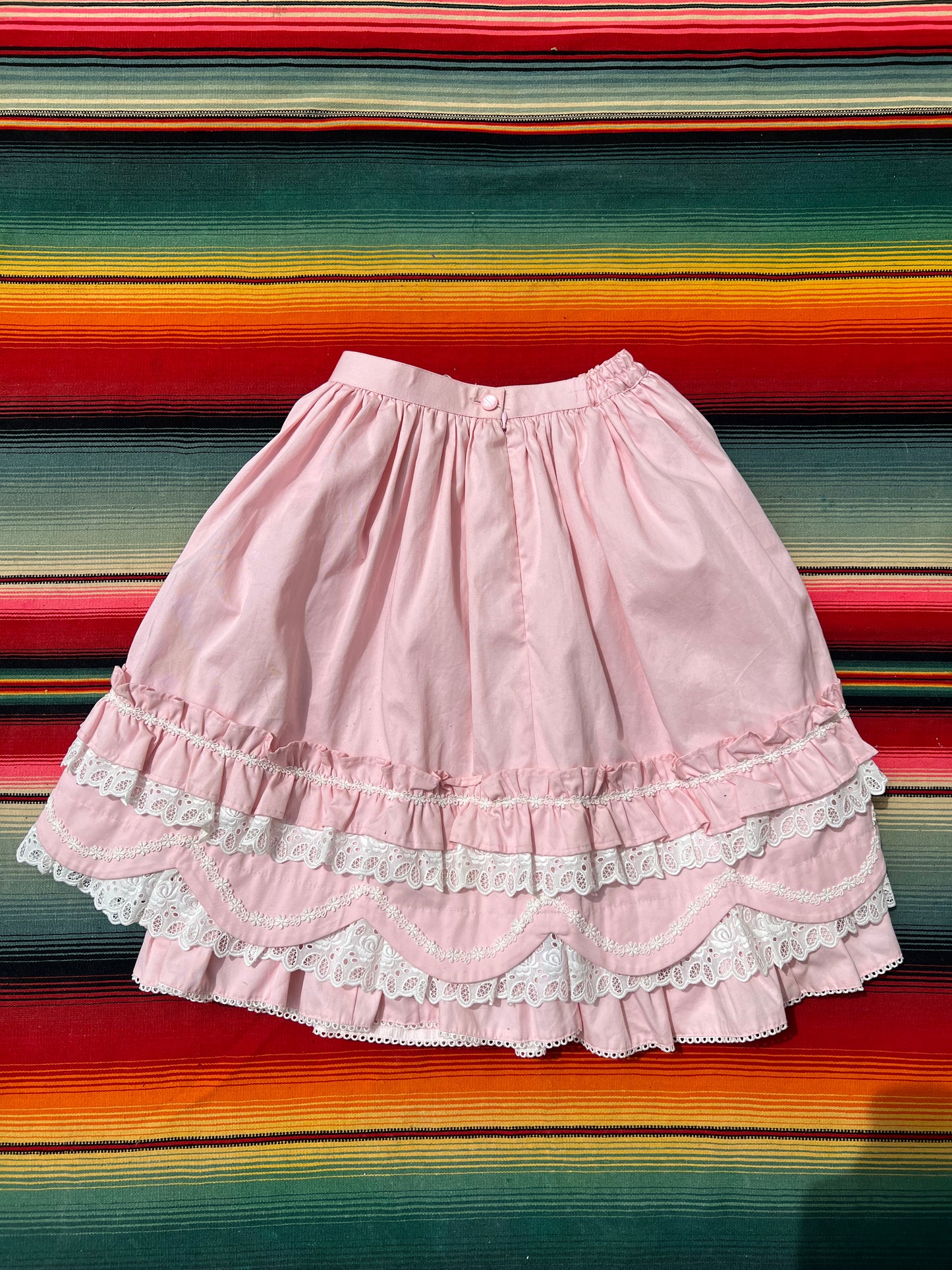 Pink Ruffle Skirt