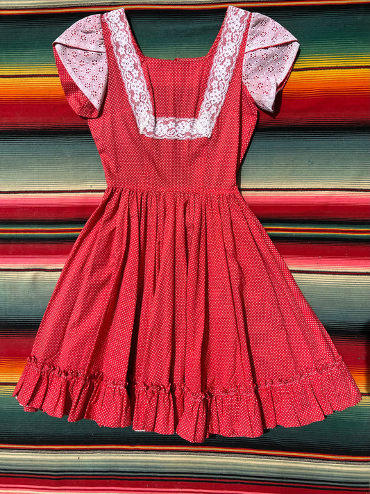 1960s Swiss Dot Dress