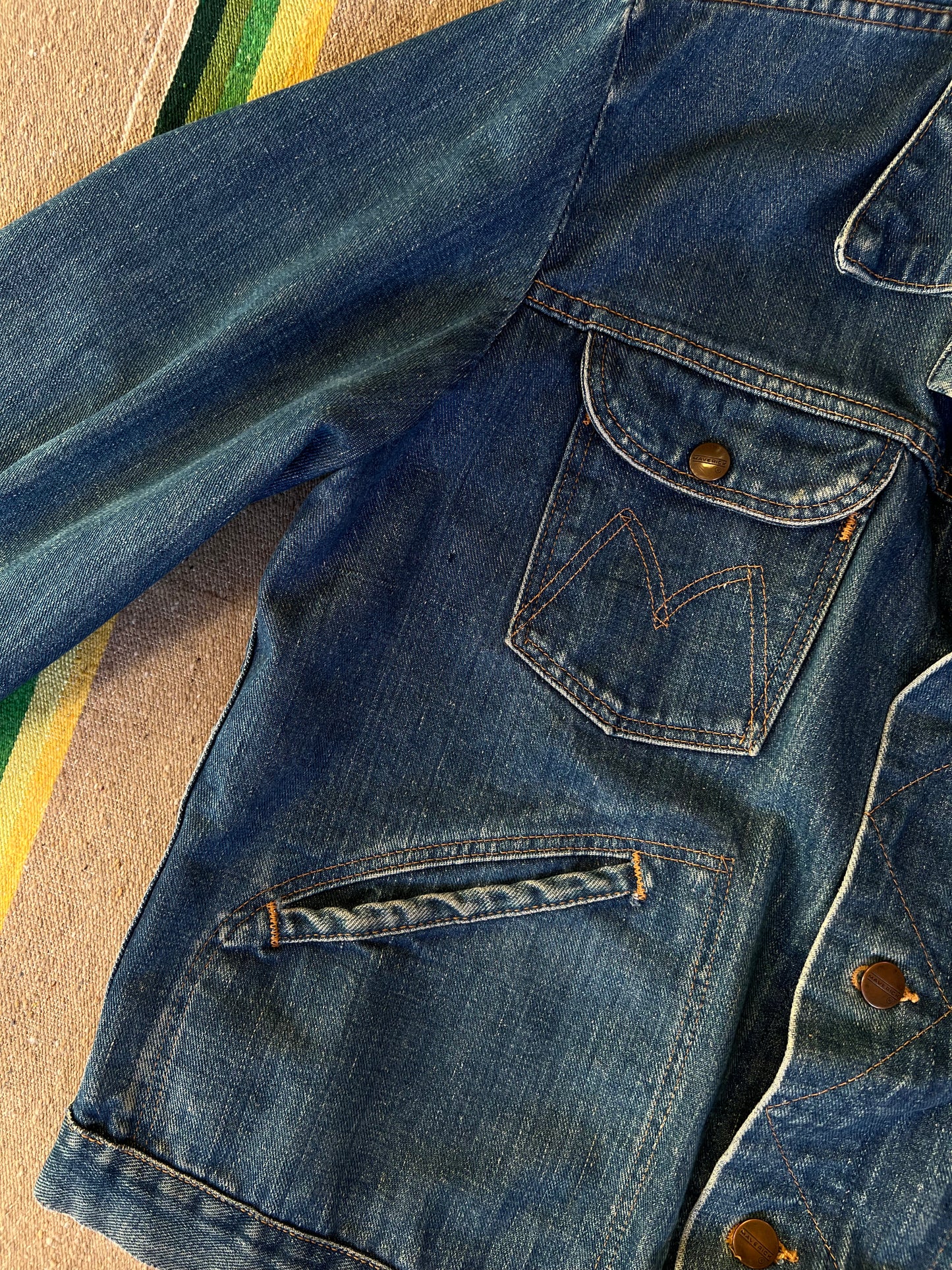 1960s 70s Blue Bell Maverick Denim Jacket