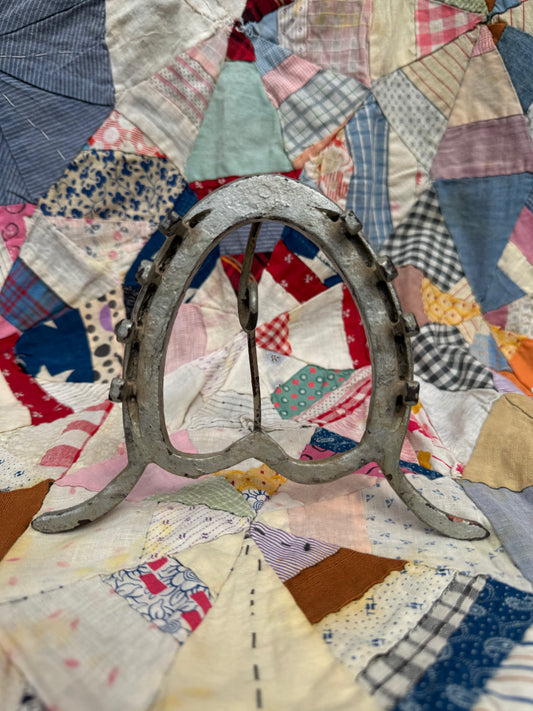 Folk Art Horseshoe Sculpture (PS)