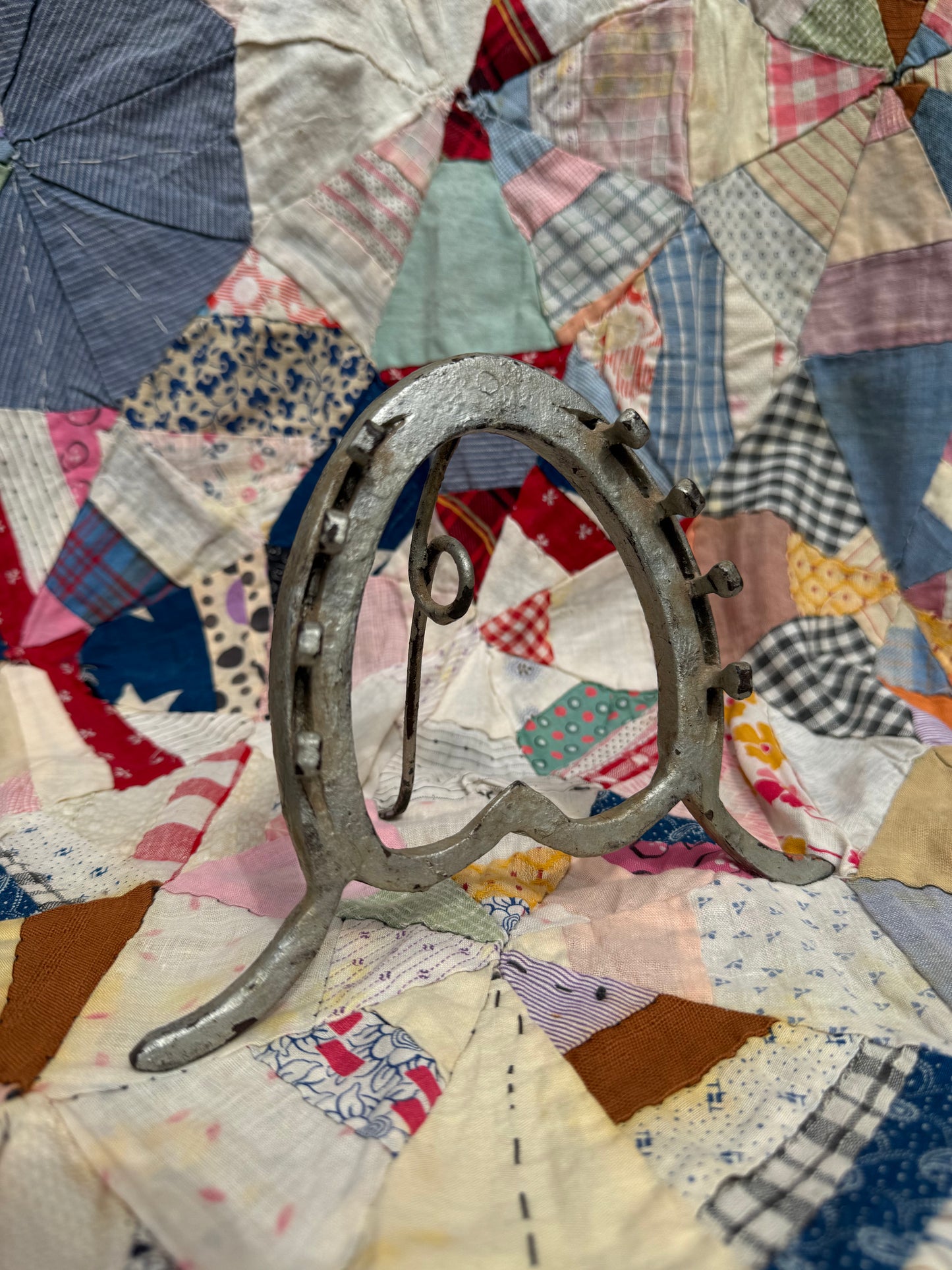 Folk Art Horseshoe Sculpture (PS)